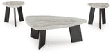 Lilyberg Gray/Black Occasional Table Set (Set of 3) (Online Special Price) - Ornate Home
