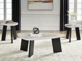 Lilyberg Gray/Black Occasional Table Set (Set of 3) (Online Special Price) - Ornate Home