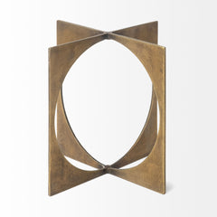 Lima Gold Small Geometric Decorative Object