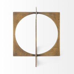 Lima Gold Small Geometric Decorative Object