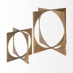 Lima Gold Small Geometric Decorative Object