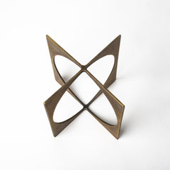 Lima Gold Small Geometric Decorative Object