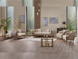 Lima Cream Stationary Sofa