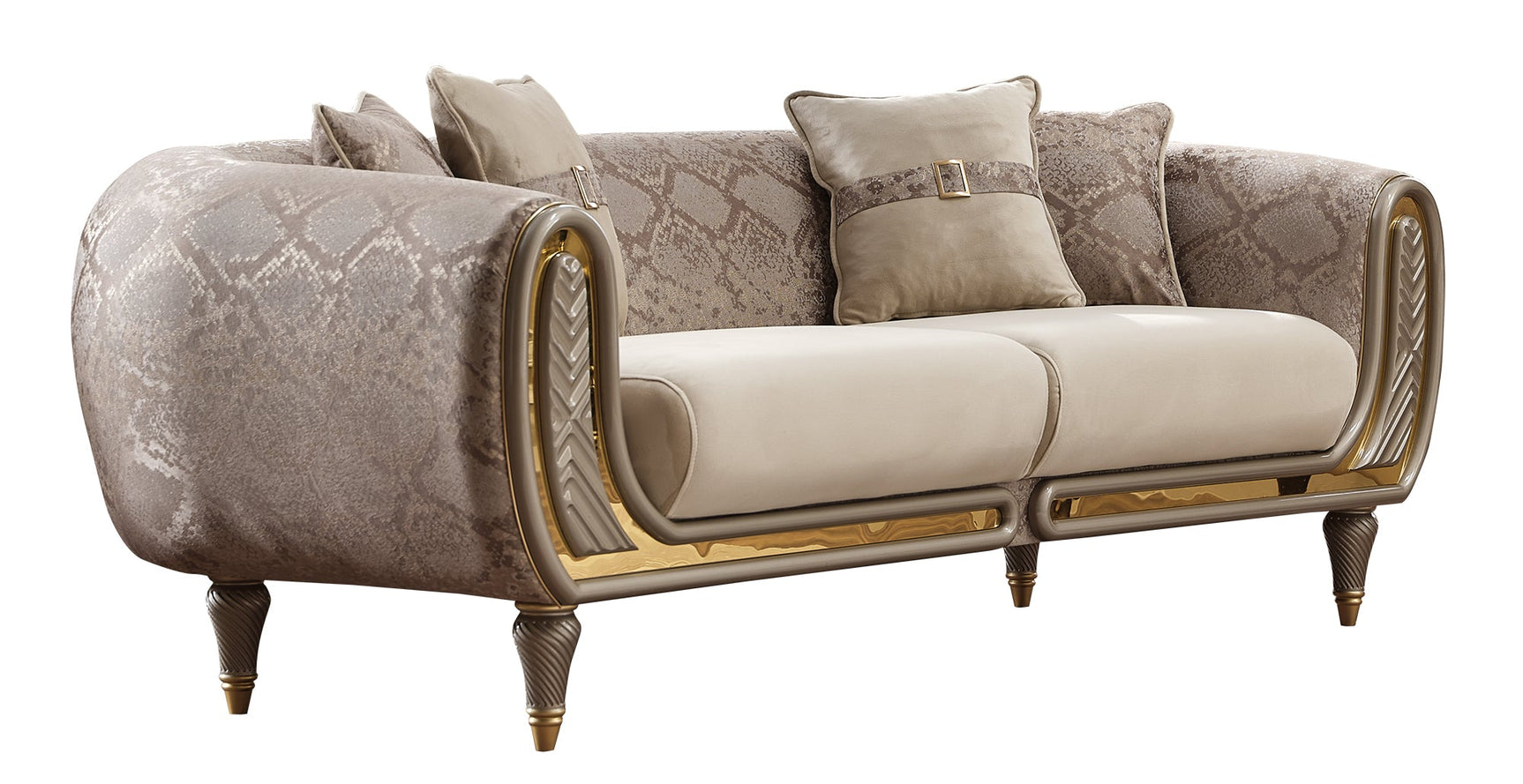 Lima Cream Stationary Sofa