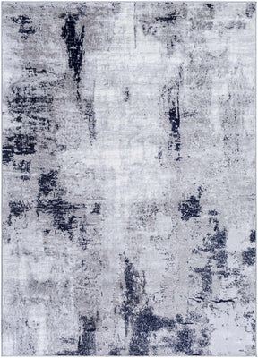 Limao Abstract Denim Area Rug - Clearance - Ornate Home