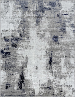 Limao Abstract Denim Area Rug - Clearance - Ornate Home
