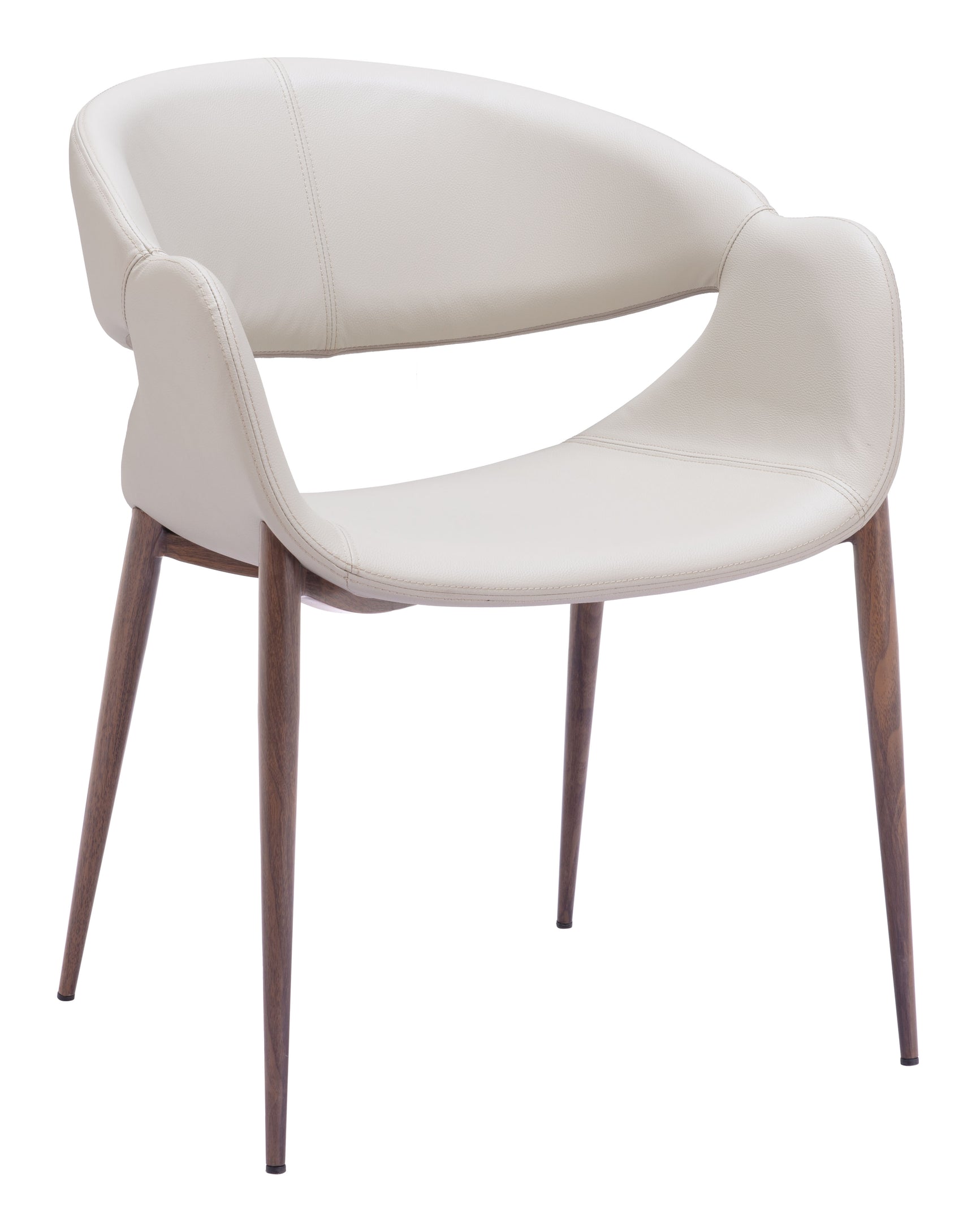 Limay Beige & Walnut Dining Chair (Set of 2) - Ornate Home