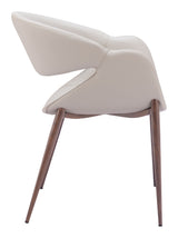 Limay Beige & Walnut Dining Chair (Set of 2) - Ornate Home