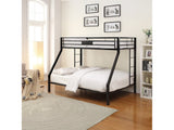 Limbra Sandy Black Bunk Bed (Twin XL/Queen) - Ornate Home