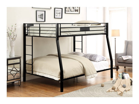 Limbra Sandy Black Full XL/Queen Bunk Bed - Ornate Home