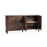 Lina Kona Brown 4 Door Cabinet - Ornate Home