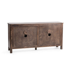 Lina Kona Brown 4 Door Cabinet - Ornate Home
