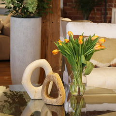 Linares Natural Candle Holder - Ornate Home