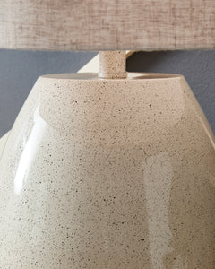 Linas Cream/Beige Metal Table Lamp (1/CN) - Ornate Home