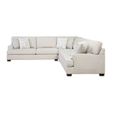 Lincoln Beige 3-Piece Sectional - Ornate Home
