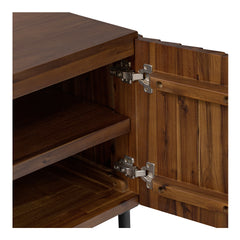 Lincoln Brown Media Cabinet - Ornate Home