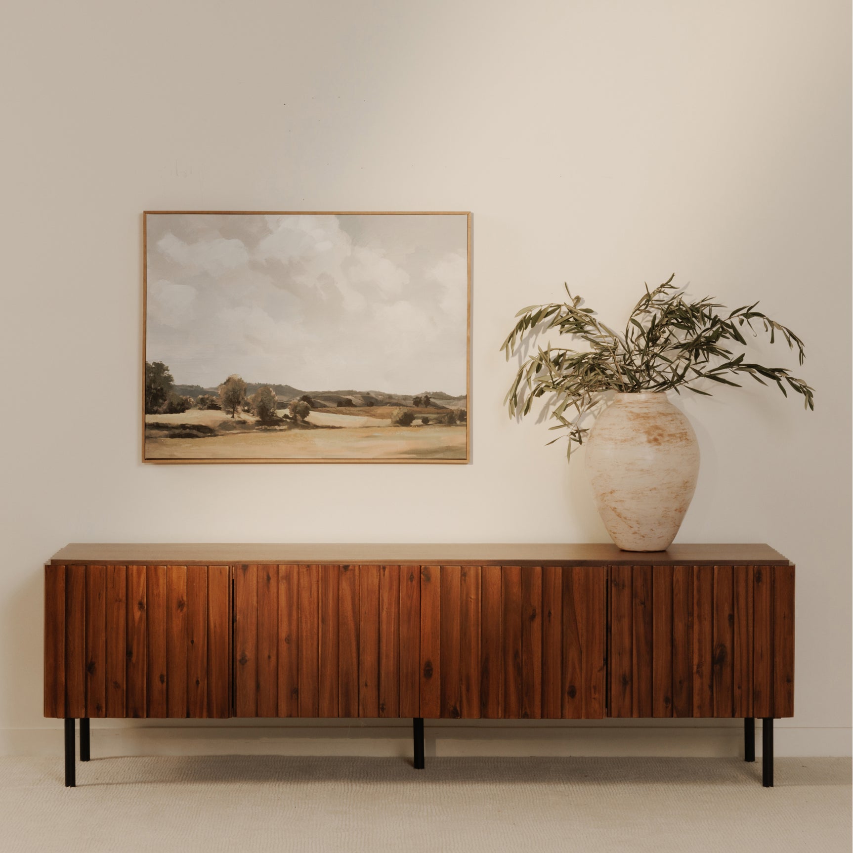 Lincoln Brown Media Cabinet - Ornate Home