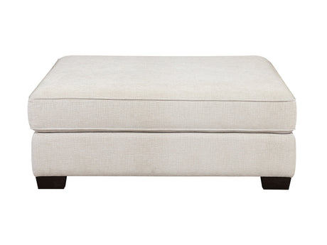 Lincoln Hall Beige Ottoman - Ornate Home