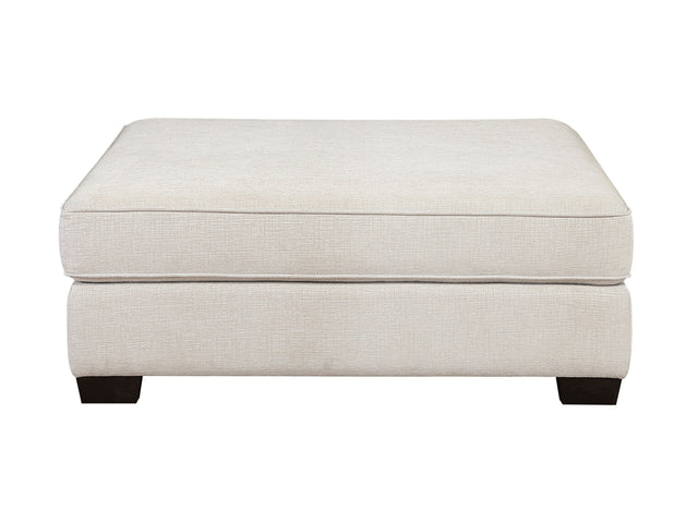 Lincoln Hall Beige Ottoman - Ornate Home
