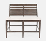 Lincoln Square Dark Espresso Counter Bench - Ornate Home