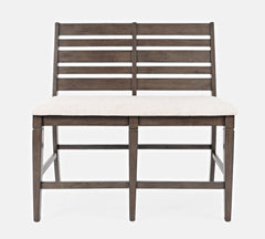 Lincoln Square Dark Espresso Counter Bench - Ornate Home