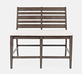 Lincoln Square Dark Espresso Counter Bench - Ornate Home