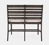 Lincoln Square Dark Espresso Counter Bench - Ornate Home