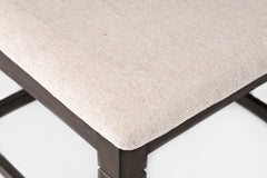 Lincoln Square Dark Espresso Counter Bench - Ornate Home