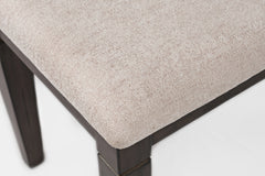 Lincoln Square Dark Espresso/Cream Dining Bench - Ornate Home