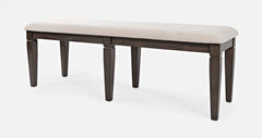 Lincoln Square Dark Espresso/Cream Dining Bench - Ornate Home