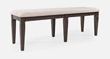 Lincoln Square Dark Espresso/Cream Dining Bench - Ornate Home