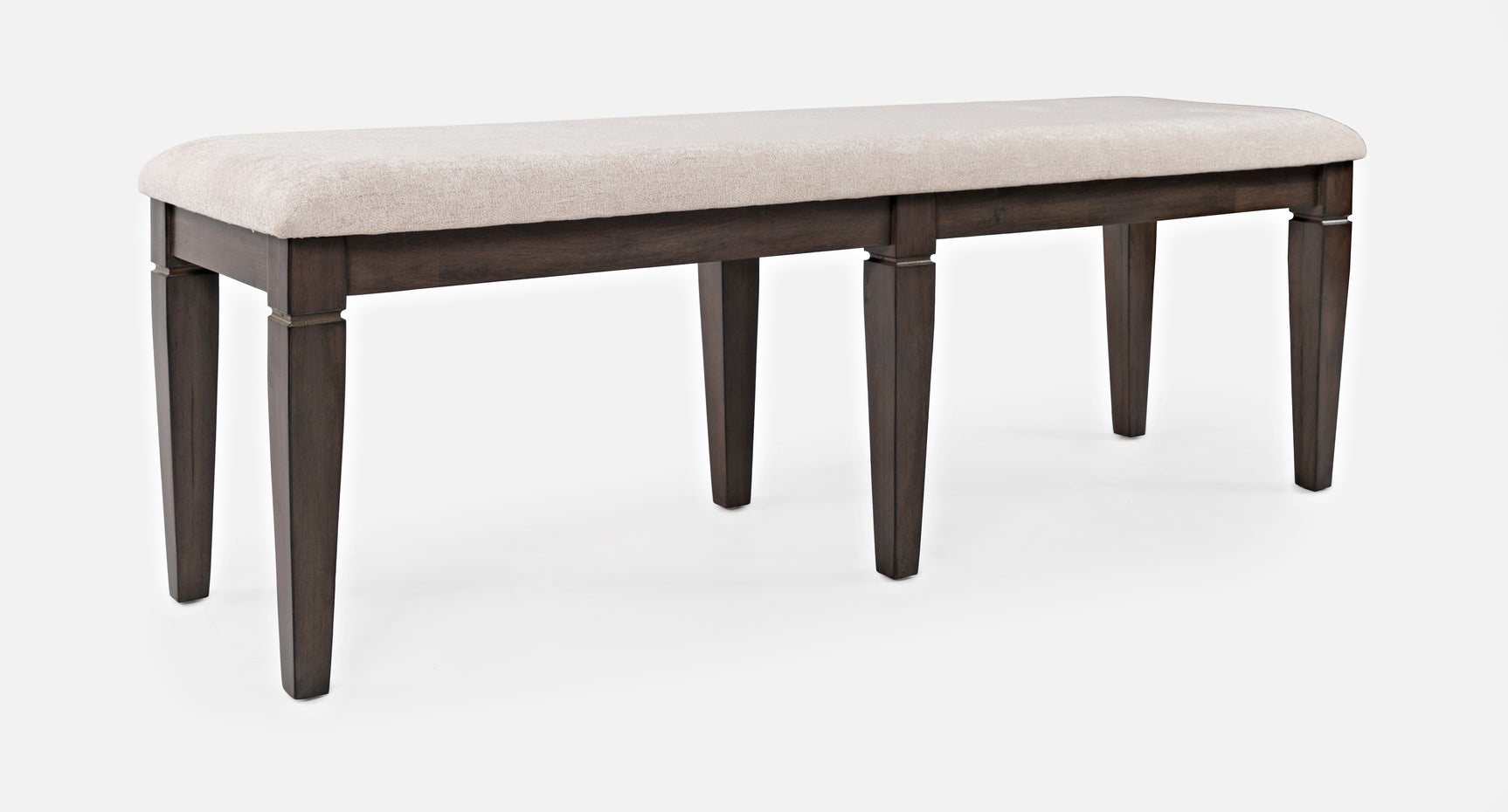 Lincoln Square Dark Espresso/Cream Dining Bench - Ornate Home