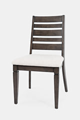 Lincoln Square Dark Espresso/Cream Ladderback Chair (Set of 2) - Ornate Home