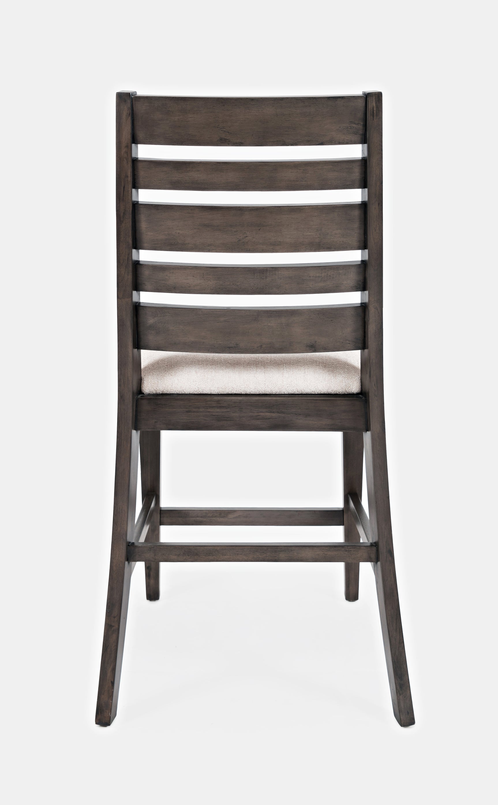 Lincoln Square Dark Espresso/Cream Ladderback Stool (Set of 2) - Ornate Home