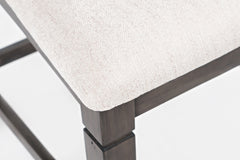 Lincoln Square Dark Espresso/Cream Ladderback Stool (Set of 2) - Ornate Home