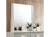 Lincolt Whitewash/Stone Gray Mirror - Ornate Home