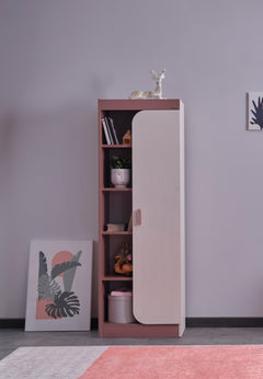 Linda Pink/White Bookcase - Ornate Home