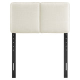 Lindee Cream Boucle Fabric Twin Headboard - Ornate Home