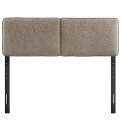 Lindee Oatmeal Boucle Fabric Queen Headboard - Ornate Home