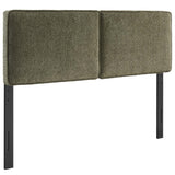 Lindee Sage Boucle Fabric Queen Headboard - Ornate Home