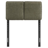 Lindee Sage Boucle Fabric Twin Headboard - Ornate Home