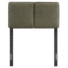 Lindee Sage Boucle Fabric Twin Headboard - Ornate Home