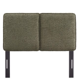 Lindee Sage Boucle Fabric Twin Headboard - Ornate Home
