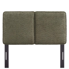 Lindee Sage Boucle Fabric Twin Headboard - Ornate Home