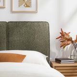 Lindee Sage Boucle Fabric Twin Headboard - Ornate Home