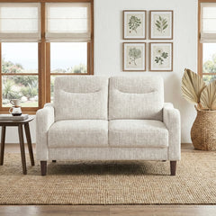 Linden Beige Loveseat - Ornate Home