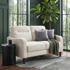 Linden Beige Loveseat - Ornate Home