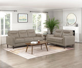 Linden Beige Loveseat - Ornate Home