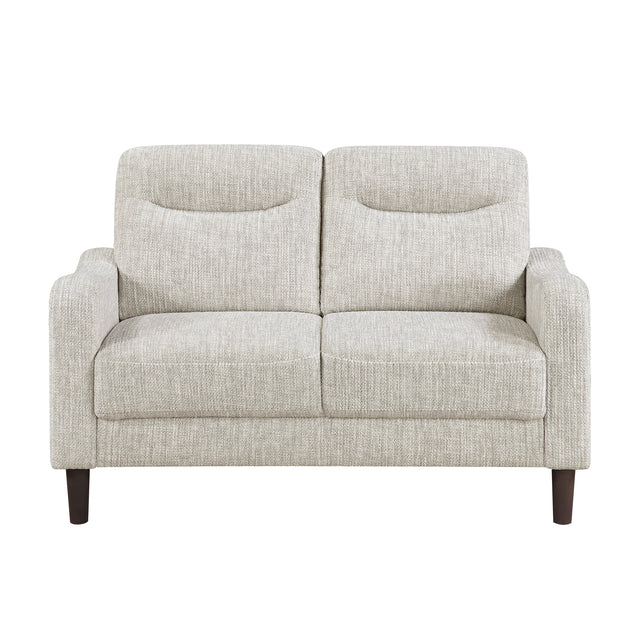 Linden Beige Loveseat - Ornate Home