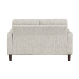 Linden Beige Loveseat - Ornate Home
